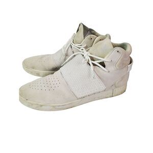 Adidas Tubular Invader Mens White Basketball Sneakers 13‎